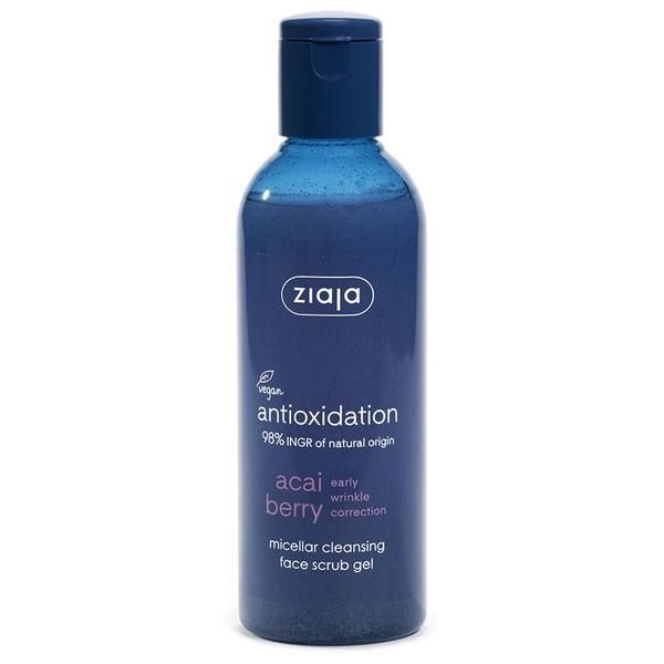 Ziaja Мицеларен гел за почистване на кожата - Ziaja Acai Berry Micellar Cleansing Face Scrub Gel, 200 мл