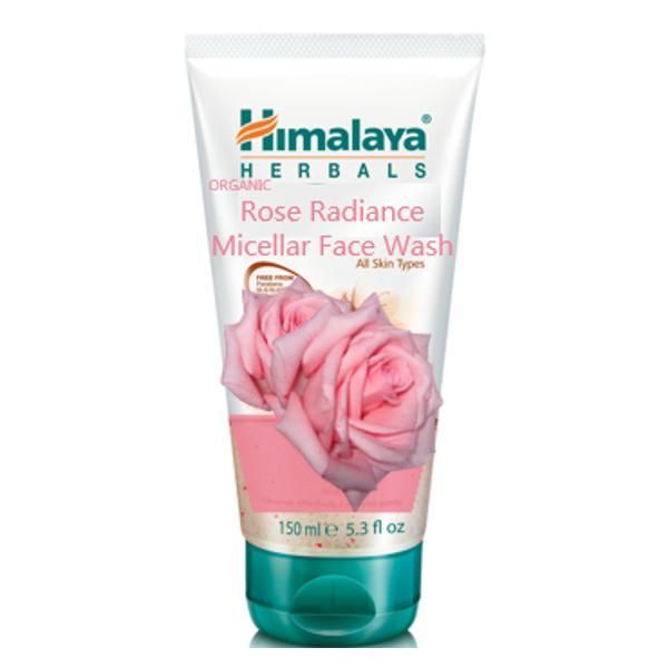 Himalaya Мицеларен почистващ гел за лице с екстракт от роза - Himalaya Herbals Rose Radiance, 150 мл