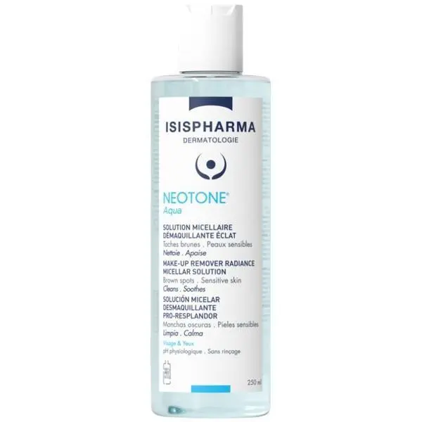 Isispharma Мицеларен разтвор за премахване на грим - Isispharma Neotone Aqua Make-Up Remover Radiance Micellar Solution, 250 мл