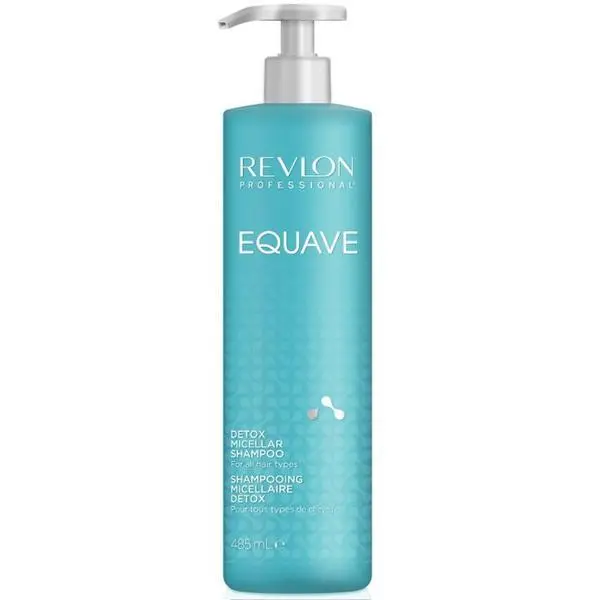 Revlon Professional Мицеларен шампоан за всички типове коса- Revlon Professional Equave Detox Micellar Shampoo, 485 мл