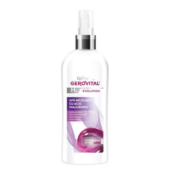 Gerovital Мицеларна вода с хиалуронова киселина - Gerovital H3 Evolution Micellar Water with Hyaluronic Acid, 150 мл