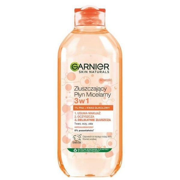 Garnier Мицеларна вода с нежен ексфолиращ ефект - Garnier Skin Naturals Micellar Gentle Peeling Water All-in-1, 400 мл