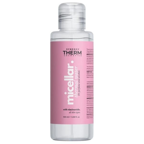 Synergy Therm Мицеларна вода с ниацинамид и бетаин - Мицеларна термална вода Synergy Therm, 100 мл