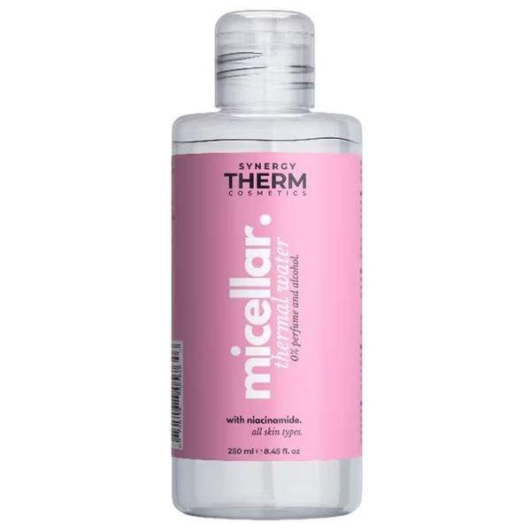 Synergy Therm Мицеларна вода с ниацинамид и бетаин - Мицеларна термална вода Synergy Therm, 250 мл