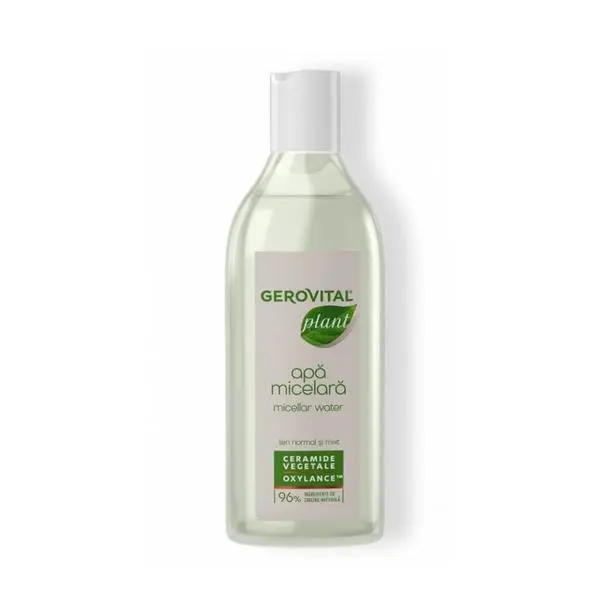 Gerovital Мицеларна вода с растителни керамиди за нормална и комбинирана кожа - Gerovital Plant Micellar Water, 400 мл