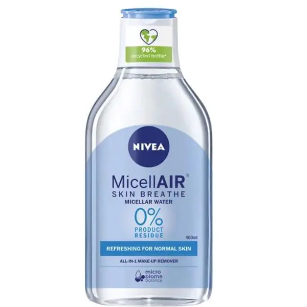Nivea Мицеларна вода за нормална кожа - Nivea MicellAIR Skin Breathe  Refreshin , 400 мл