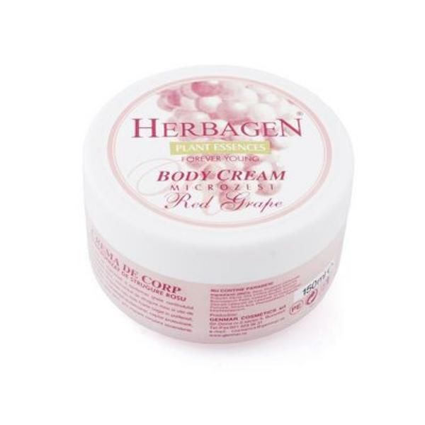 Herbagen Микронизиран крем за тяло с червено грозде Herbagen, 150мл