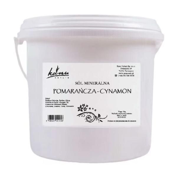 Kanu Nature Минерална сол за вана с портокал и канела - KANU Nature Sol Mineralna Pomarancza-Cynamon, 6000 гр