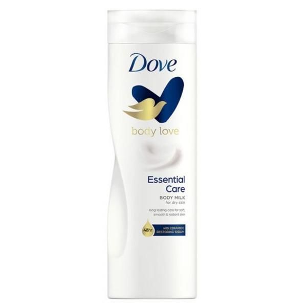 Dove Мляко за тяло - Dove Body Love Essential Care Body Milk Nourishment, 400 мл