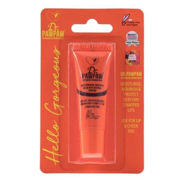 Dr Paw Paw Многофункционален балсам за устни Dr Paw Paw - нюанс Orange, 10 мл