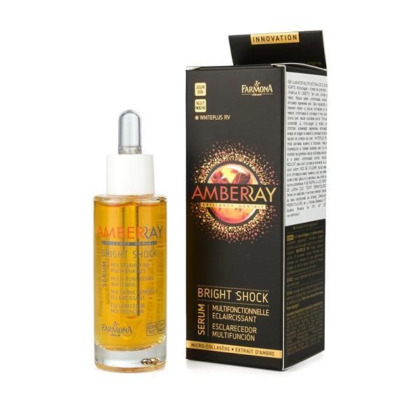 Farmona Многофункционален дневен и нощен озаряващ серум - Farmona Amberray Bright Shock Serum, 30мл