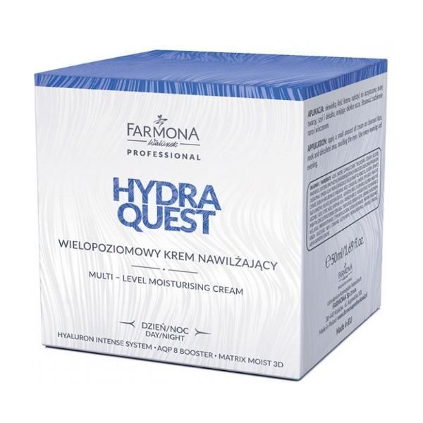 Farmona Многофункционален овлажняващ крем - Farmona Hydra Quest Multi-Level Moisturising Cream, 50мл