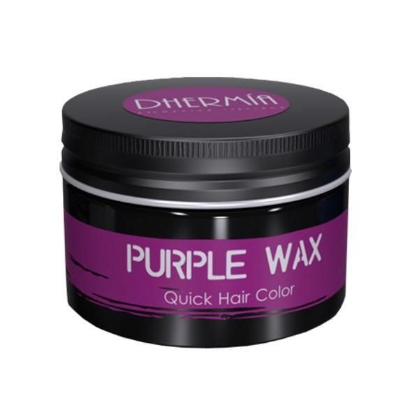 Dhermia Моделиращ восък с виолетов пигмент - Dhermia Crazy Color Purple Wax Quick Hair Color, 80мл