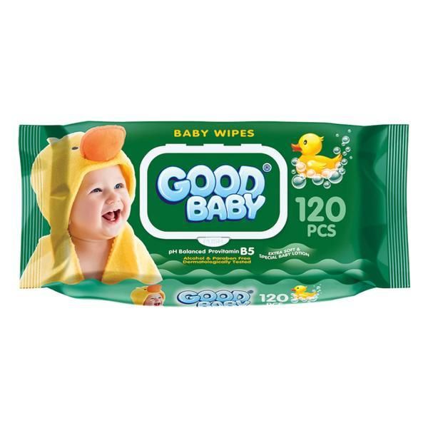 Paksel Мокри кърпички с капак - Good Baby Wipes, Paksel, 120 бр