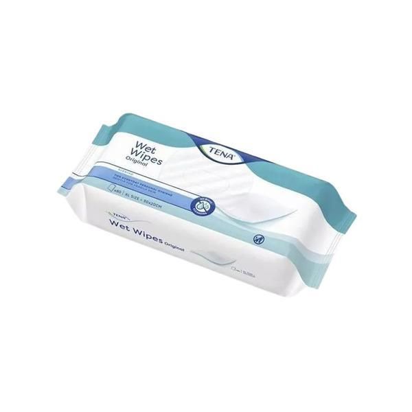 Tena Мокри кърпички за лична хигиена - Tena ProSkin Wet Wipes Original, 80 бр