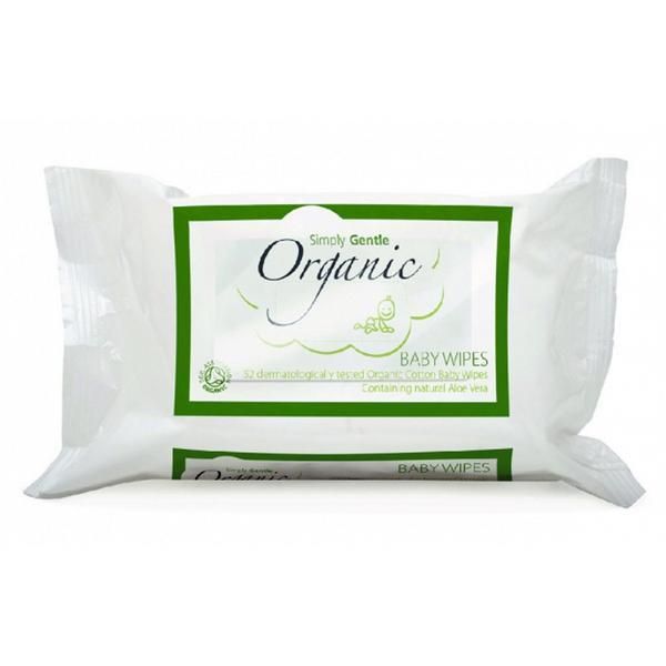 Macdonald and Taylor Мокри салфетки от памук и алое вера за бебета Macdonald and Taylor, 52 бр