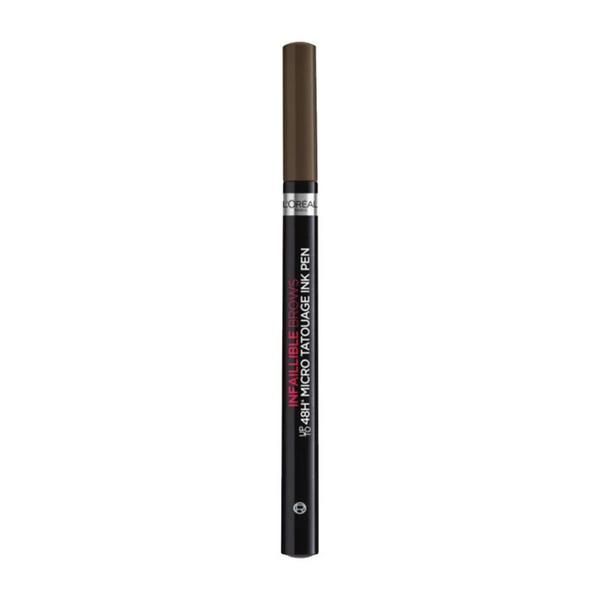 L'Oreal Paris Молив за вежди - L&#039;Oreal Paris Micro Tatouage Unbelieva Brow, нюанс 1.0 Ebony, 4.5 мл