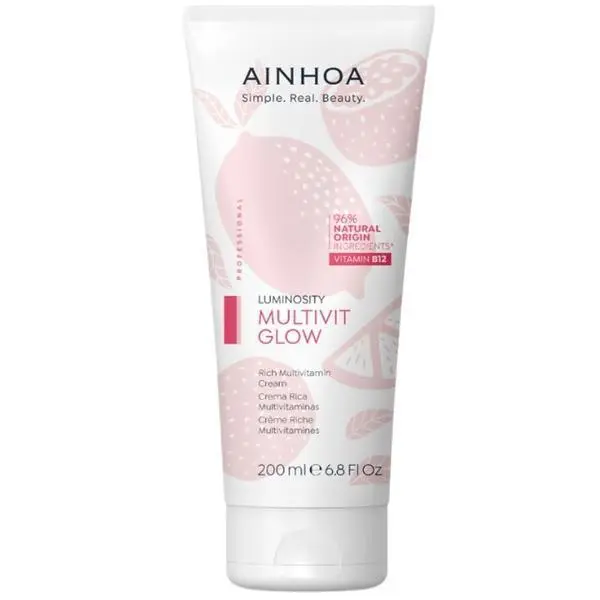 Ainhoa Мултивитаминен крем за лице с богата текстура - Ainhoa ????Luminosity Multivit Glow Rich Multivitamin Cream, 200 мл