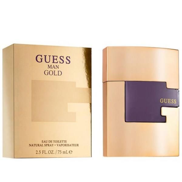 Guess Мъжка тоалетна вода Guess Man Gold Eau de Toilette, Men, 75 мл
