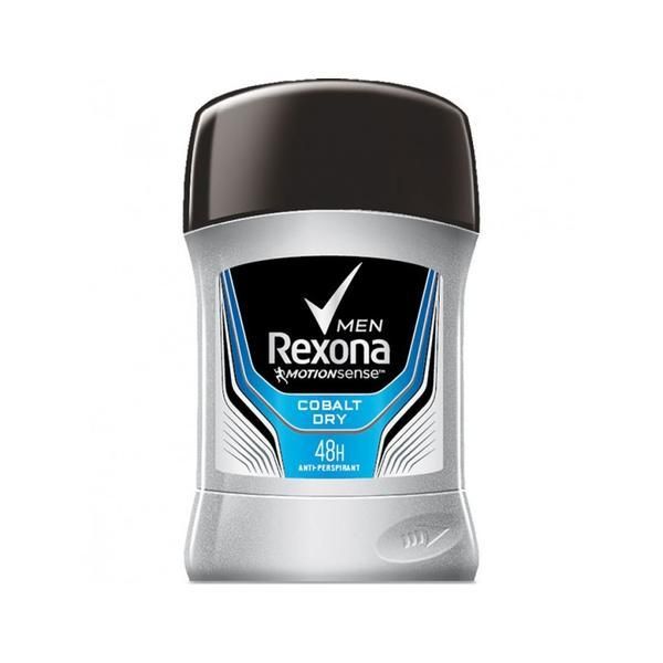 Rexona Мъжки дезодорант против изпотяване Cobalt Stick - Rexona Men MotionSense Cobalt Dry 48h, 50 мл
