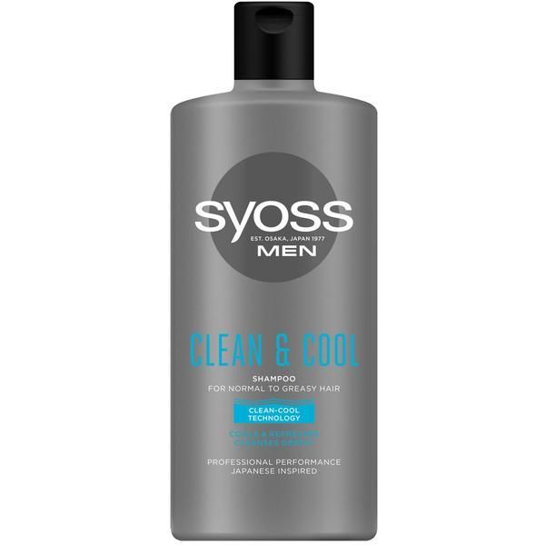 Syoss Мъжки шампоан за нормална до мазна коса Syoss Men Professional, 440 мл