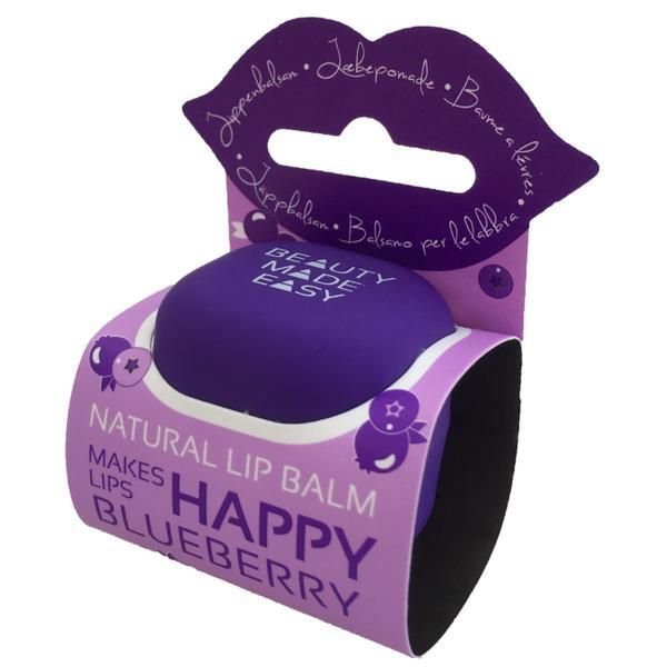 Beauty Made Easy Натурален балсам за устни с Blueberry Beauty Made Easy, 6,8 гр