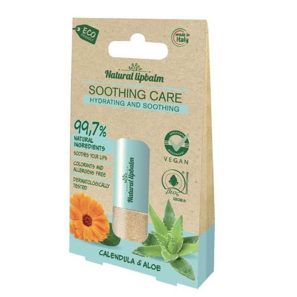 Eurosirel Натурален балсам за устни с екстракт от алое вера - Eurosirel, 5,5 мл