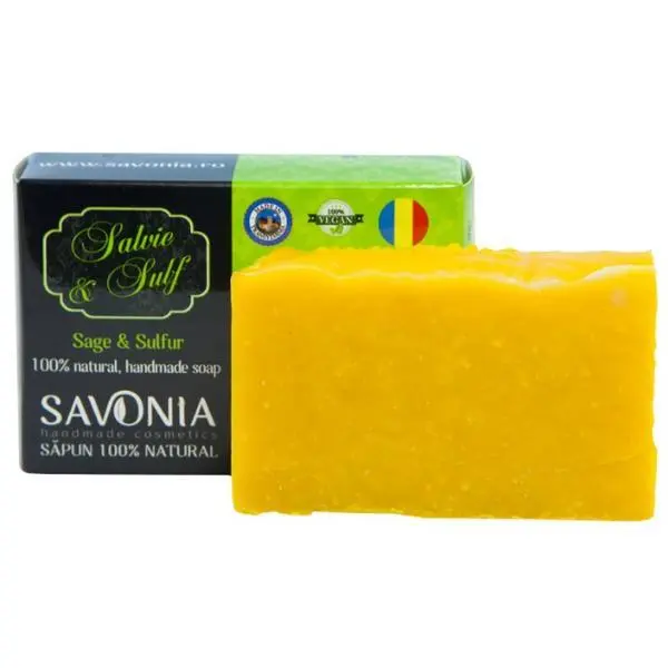 Savonia Натурален сапун с градински чай и сяра Savonia, 90г