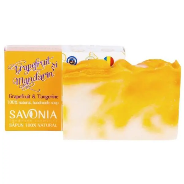 Savonia Натурален сапун с грейпфрут и мандарина Savonia, 90г