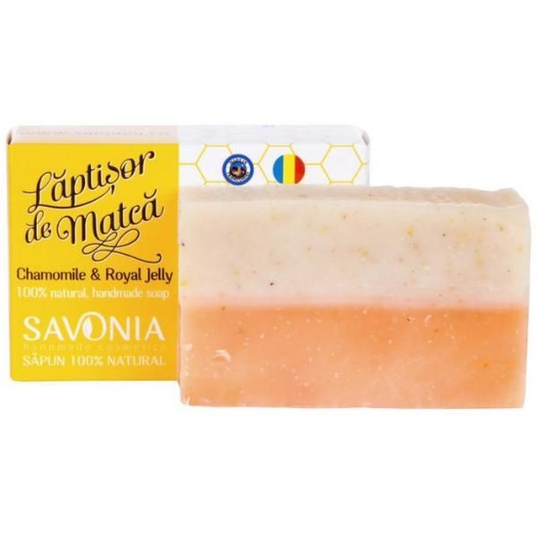 Savonia Натурален сапун с лайка и пчелно мляко Savonia, 90г