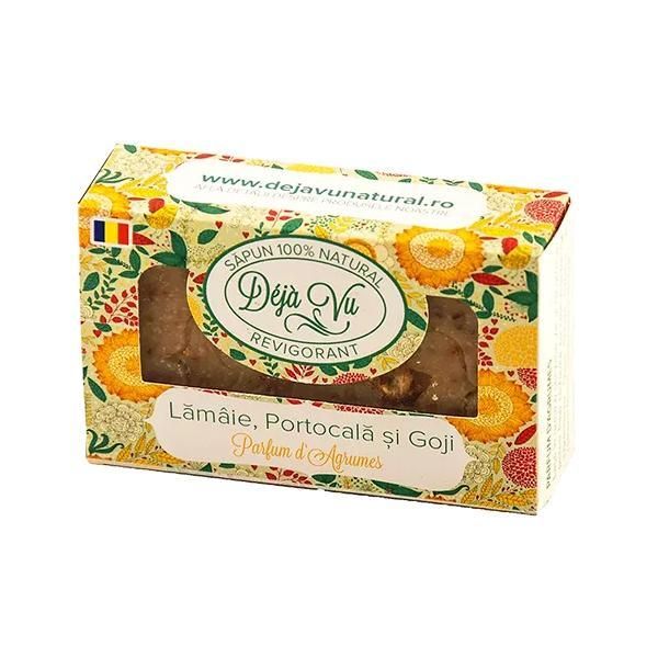 Deja Vu Натурален сапун с лимон, портокал и годжи Deja Vu, 90г