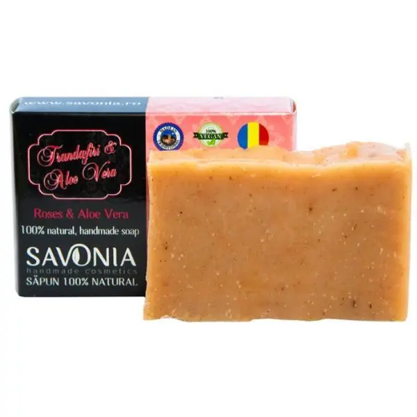 Savonia Натурален сапун с рози и алое вера Savonia, 90г
