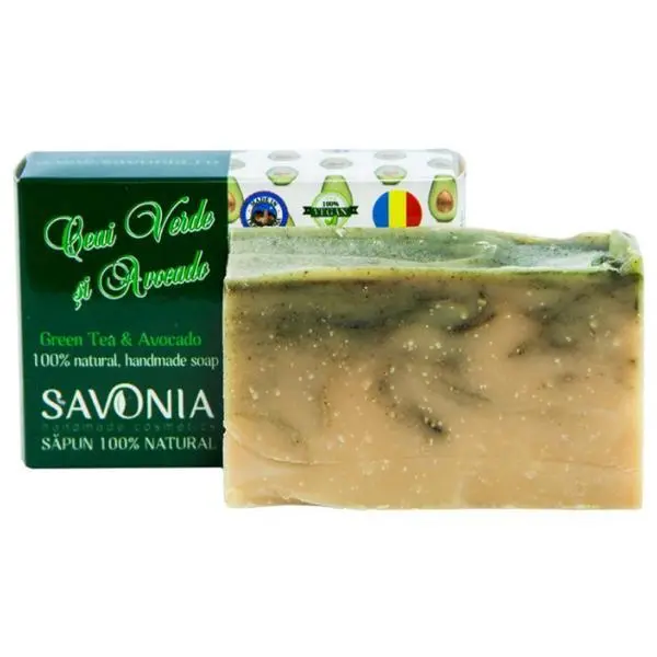 Savonia Натурален сапун със зелен чай и авокадо Savonia, 90г