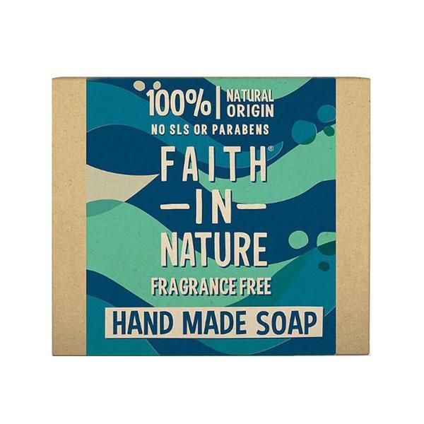 Faith in Nature Натурален твърд сапун без парфюм - Faith in Nature , 100 гр