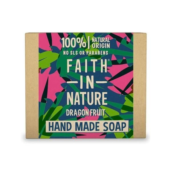 Faith in Nature Натурален твърд сапун с Драконов плод - Faith in Nature Hand Made Soap Dragon Fruit, 100 гр
