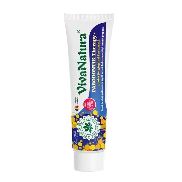 Vivanatura Натурална паста за зъби Advanced Gingival Protection - Parodontik Therapy, 80 мл