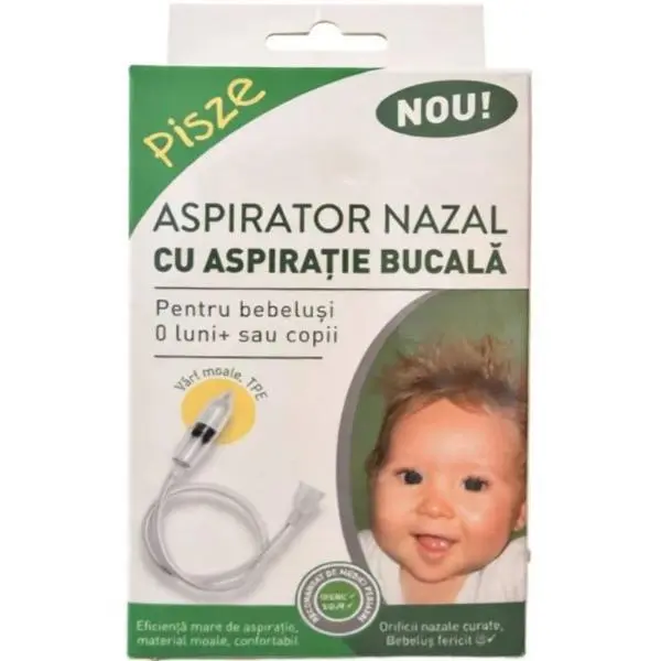 Pisze Назален аспиратор с орално засмукване, 0+ месеца - Pisze, 1 опаковка