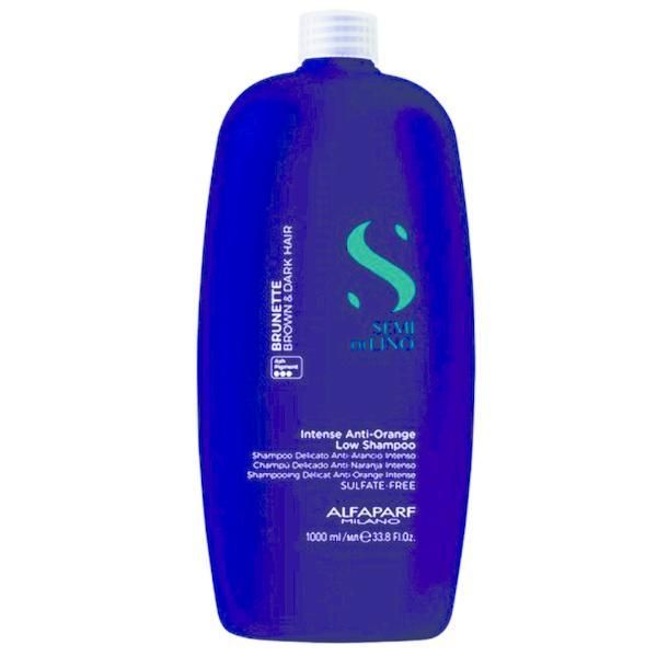 Alfaparf Milano Неутрализиращ шампоан Alfaparf Milano Semi di Lino Intense Anti-Orange Low Shampoo, 1000 мл