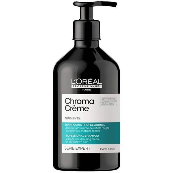 L'oreal Professionnel Неутрализиращ шампоан Red Reflex Neutralizing Shampoo - L&#039;Oreal Professionnel Series Expert Chroma Creme Green Dyes, 500 мл