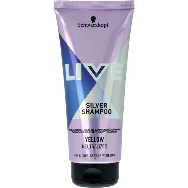 Live Неутрализиращ шампоан Schwarzkopf Live Silver Shampoo, 200 мл
