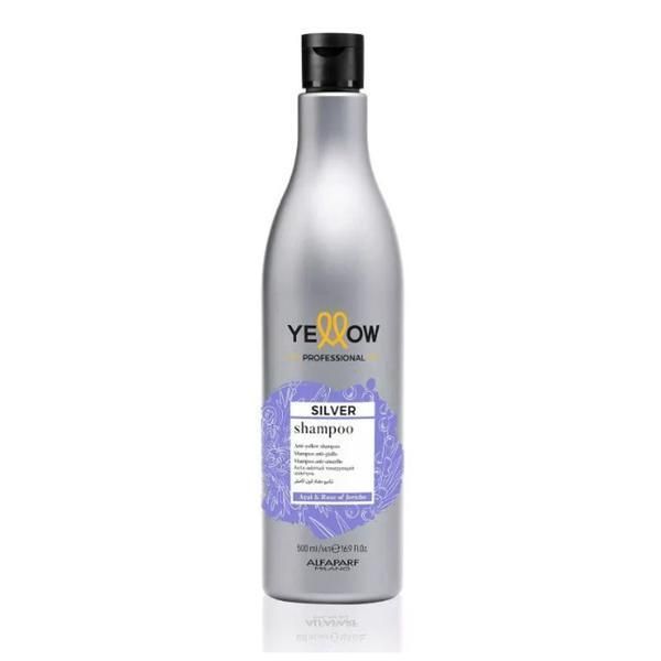 Alfaparf Milano Неутрализиращ шампоан за бяла, сива или руса коса - Alfaparf Milano Yellow Professional Silver Shampoo, 500 мл