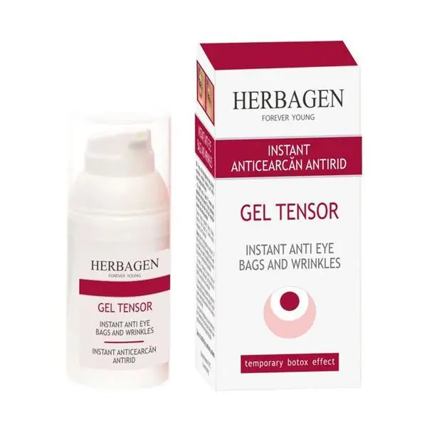 Herbagen Незабавен гел против торбички под очите и бръчки - Herbagen Instant Anti Eye Bags and Wrinkles, 30 мл