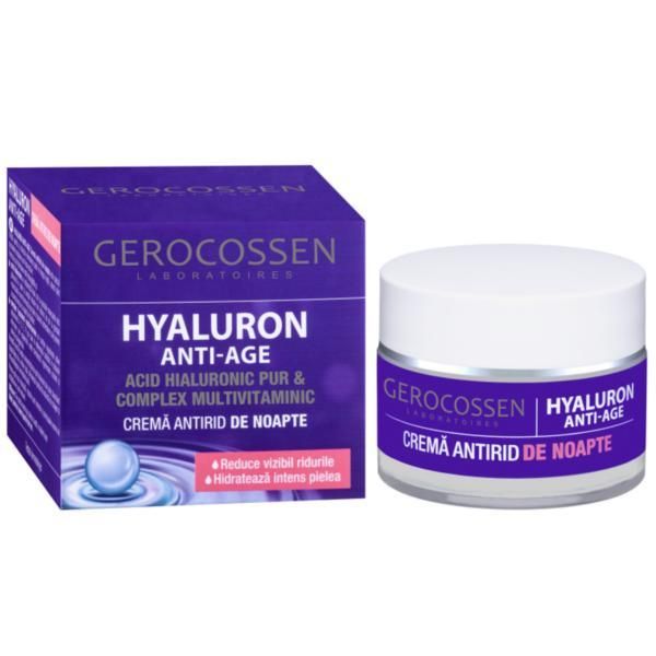 Gerocossen Нощен крем против бръчки Hyaluron Anti-Age Gerocossen, 50 мл