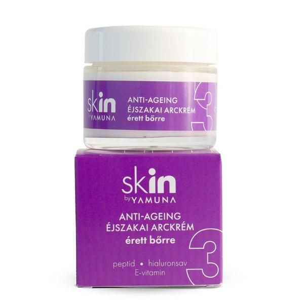 Yamuna Нощен крем с хиалуронова киселина за зряла кожа - Skin от Yamuna Anti-Ageing Ejszakai Arckrem, 50 мл
