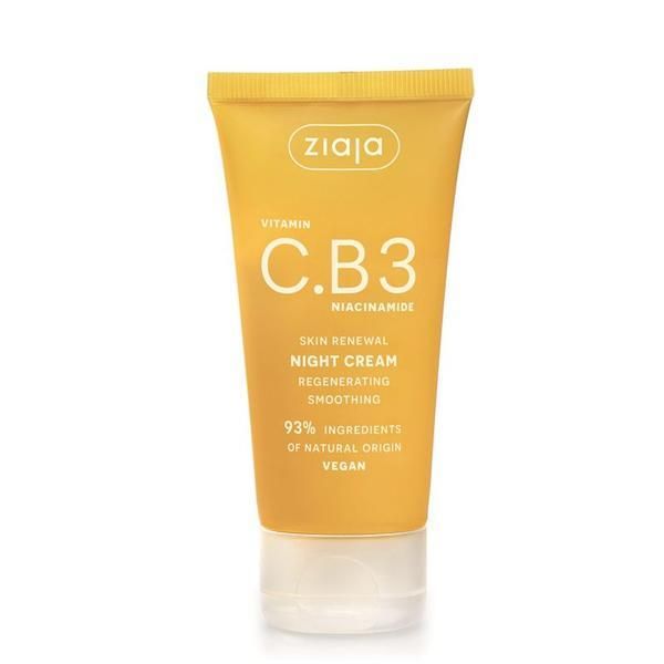Ziaja Нощен крем - Ziaja Vitamin C. B3 Niacinamide Skin Renewal Night Cream, 50 мл