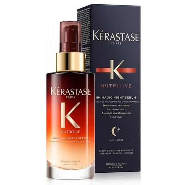 Kerastase Нощен серум за увредена и чуплива коса - Kerastase Nutritive 8H Magic, 90 мл
