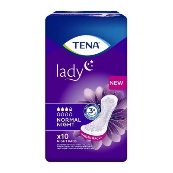 Tena Нощни абсорбенти за инконтиненция - Tena Lady Normal Night, 10 бр