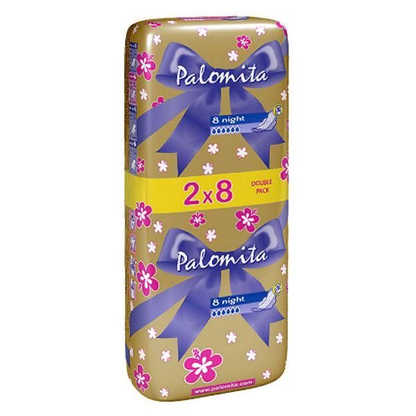 Palomita Нощни Дамски Превръзки Palomita Ultra Thint, 16 бр