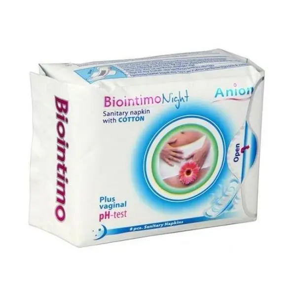 Biointimo Нощни превръзки Biointimo, 8 броя