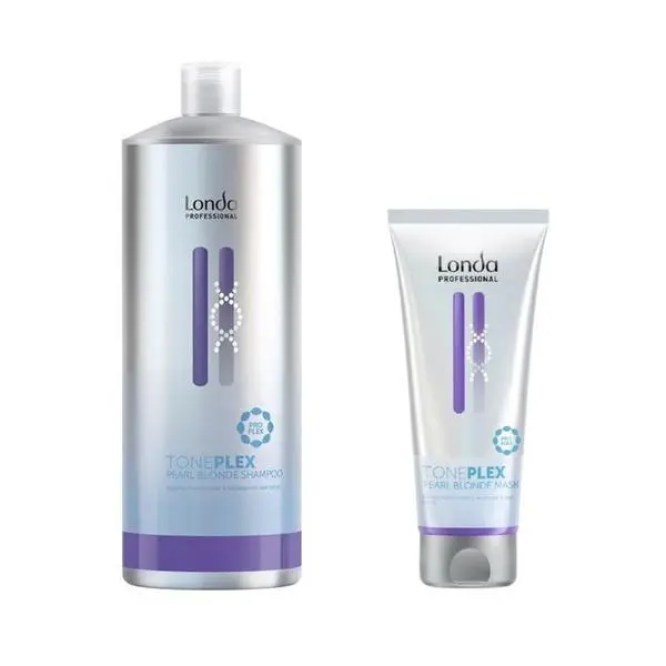Londa Professional Нюансиращ Пакет&bdquo;Перлено русо&ldquo; - Londa Professional Toneplex Pearl Blonde: Шампоан 1000 мл, Маска 200 мл